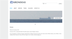 Desktop Screenshot of kroneksas.com