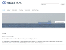 Tablet Screenshot of kroneksas.com